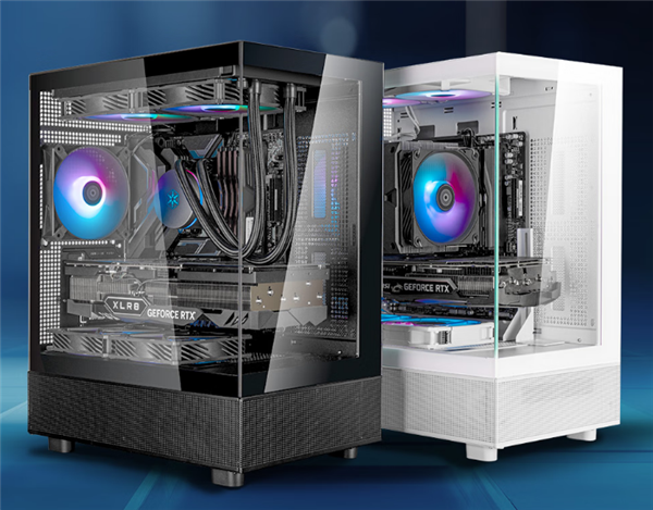 焦点娱乐官方:银昕LUCID 04海景房机箱首发379元起:270°全景钢化玻璃